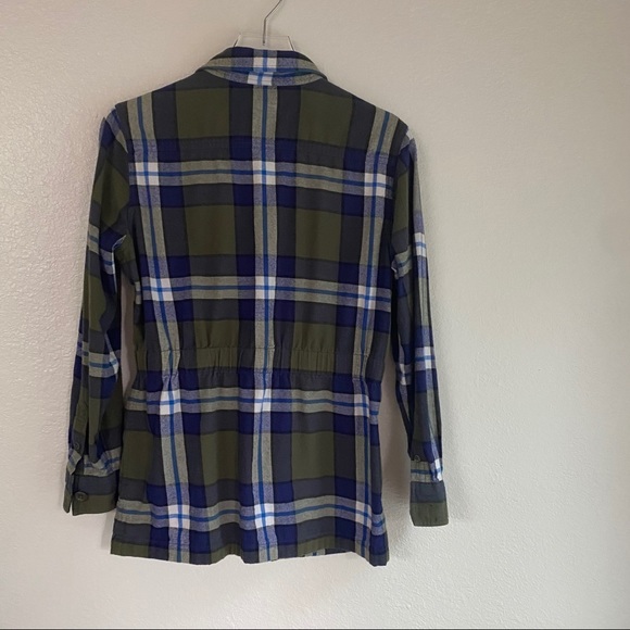 EQUIPMENT monroe cinched flannel shacket SMALL - Picture 12 of 14